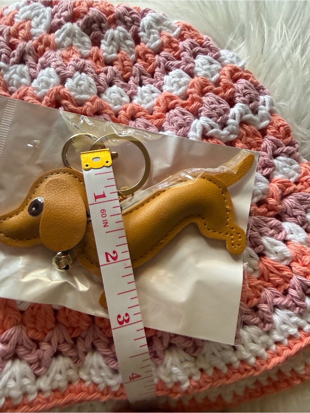 Mustard Yellow Dachshund Dog Keychain
/ bag Charm - Fashion Pet Accessory - Picture 3 of 3